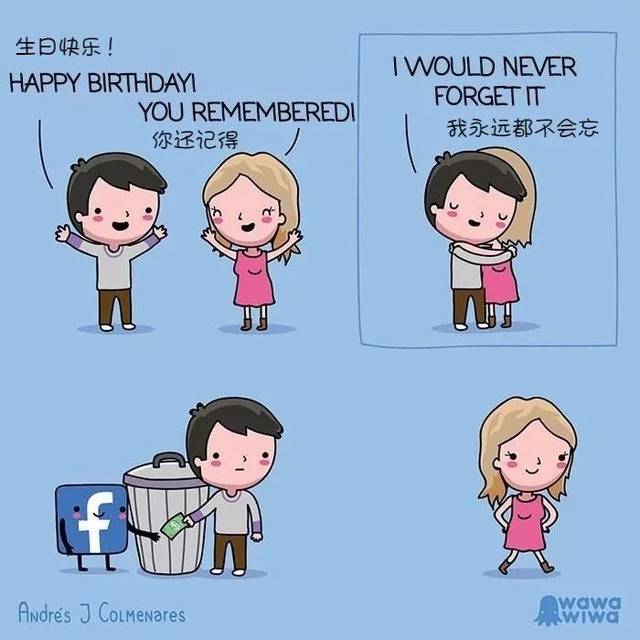 周末漫画|扎心又软萌的英语漫画,画风也太治愈