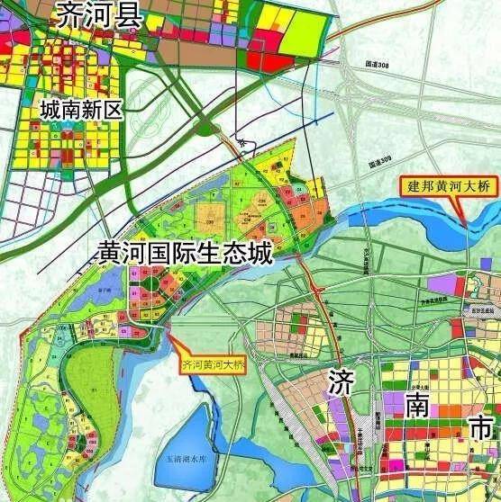 与济聊高速,京台高速,国道308,309等有效衔接,与太青高铁齐河站,京台