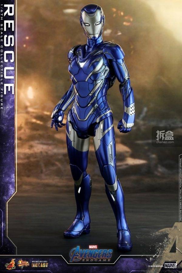hottoys《复仇者联盟4:终局之战》佩珀·波茨"小辣椒"救援装甲