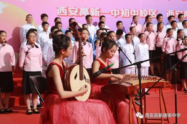 西安集美一中校区中学、西安高新唐南校园初中哪里高新中学初中部在图片
