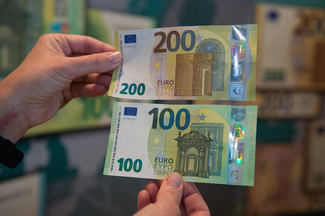 新版100欧元和200欧元面值纸币将在立陶宛流通_手机搜狐网