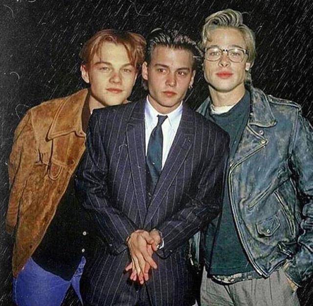 小李子、皮特、德普年轻时照片被翻出,网友:小鲜肉靠边站!