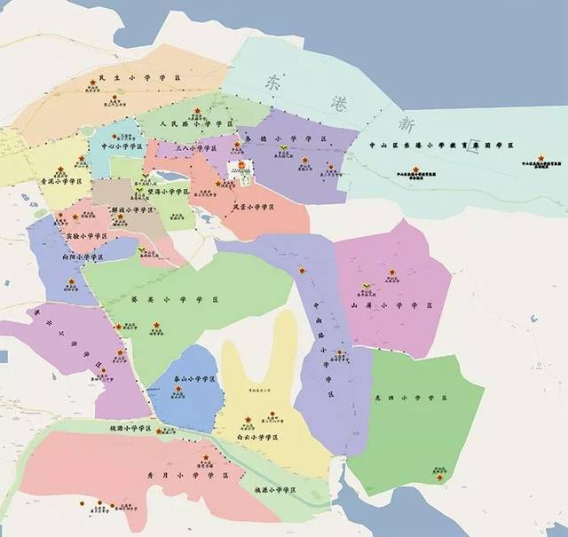 最新最全!2019中山,西岗,沙河口,甘井子,高新,旅顺学区划分!