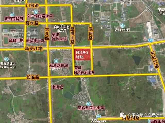 3号厅现场图 肥东fd19-5号地块位于撮镇镇新安江路与皇甫路交口东南角