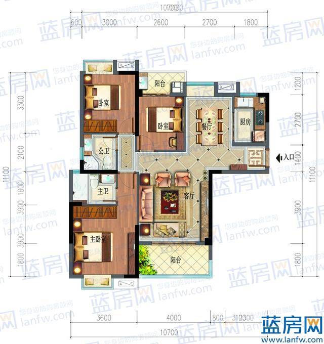 龙岩城发集团新作"雅郡"户型图一睹为快