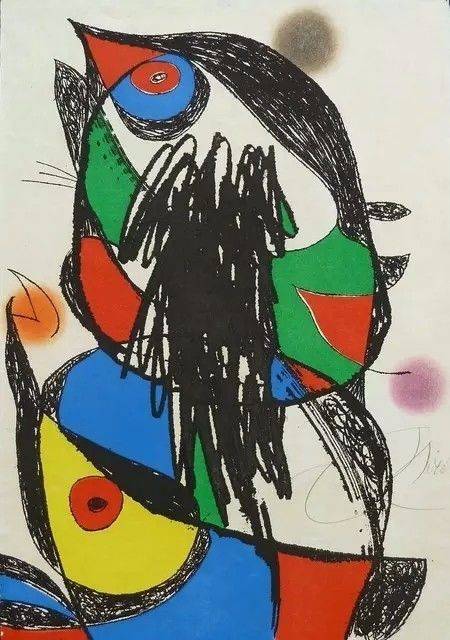 『每日一画』米罗.一生只像孩子那样画画