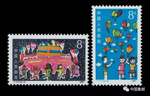 这些孩子的画登上了邮票,最小的才六岁
