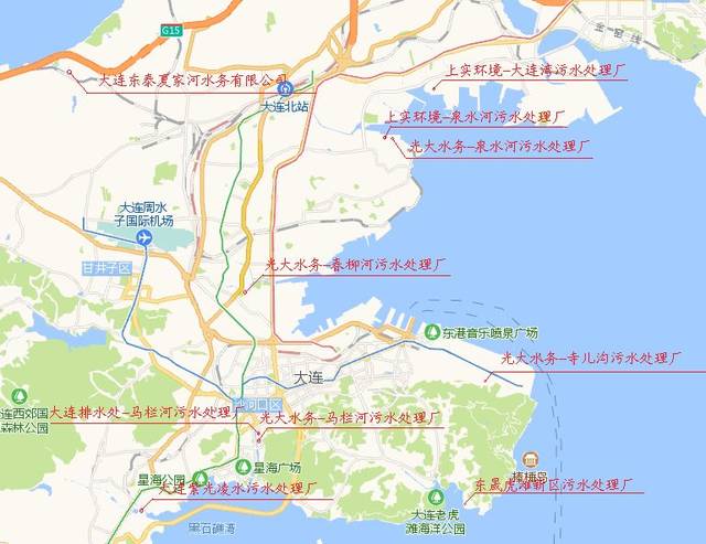 参观攻略|大连市十家污水处理厂简介