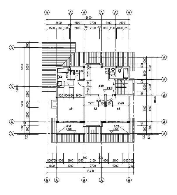 识读建筑平面图时,所需注意点