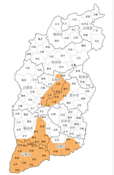 山西省气象台2019年6月1日16时23分发布高温黄色预警,预警区域:太原