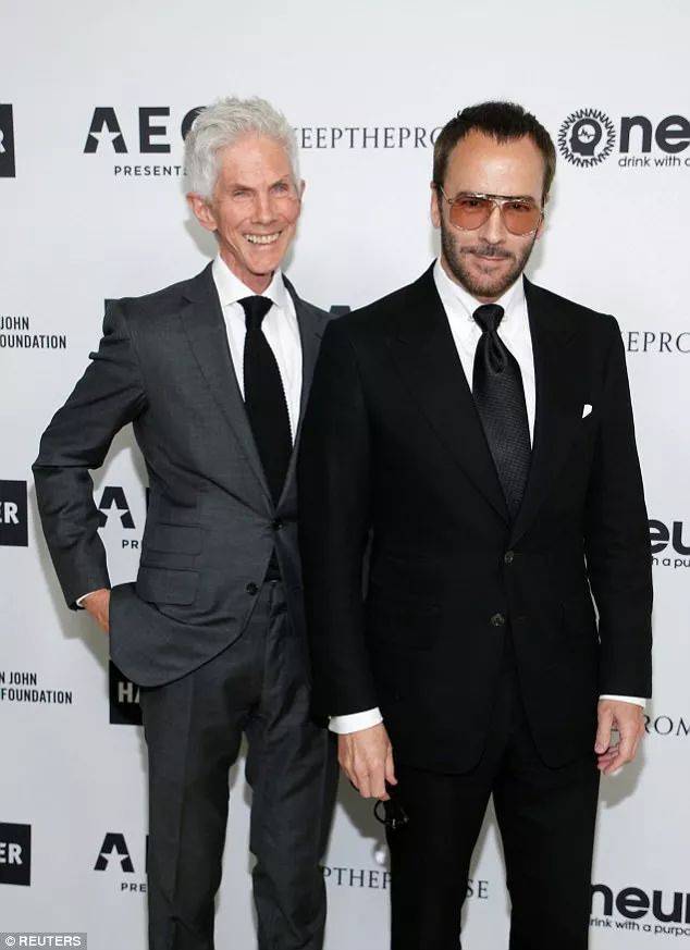 richard buckley & tom ford 当时,身为资深时尚编辑的richard在一次