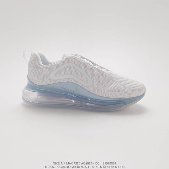 清凉透气,耐克 air max 720全新配色——全白