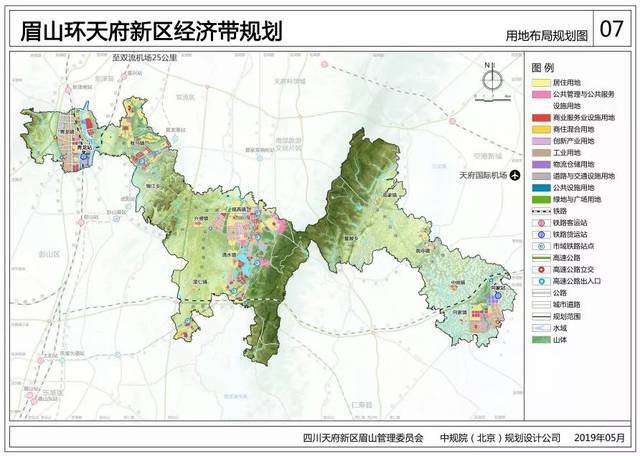 眉山环天府新区经济带规划正式批准实施彭山这三个乡镇前途无量