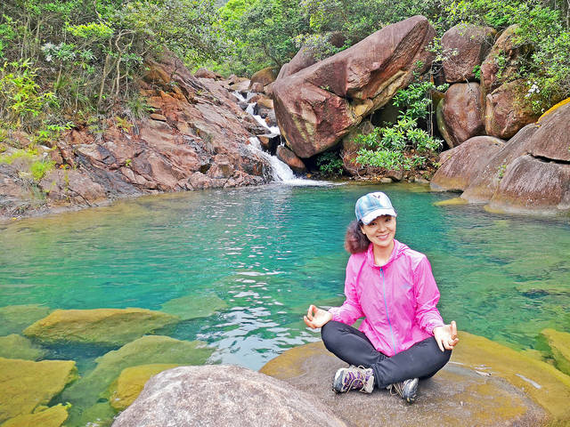 广东江门深山绝美水潭,神仙洗澡的地方,适合溯溪玩水游泳消暑_手机