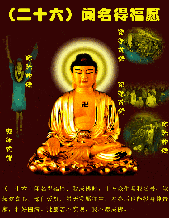 阿弥陀佛四十八大愿,愿愿度尽娑婆众生苦!
