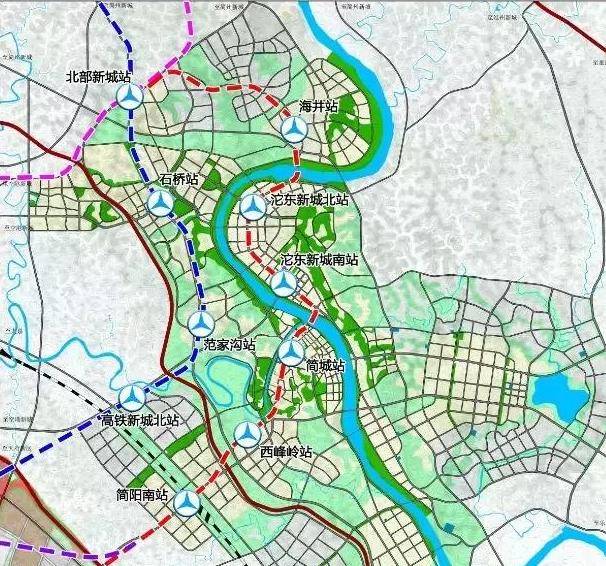 成都东进|地铁13号线将助推简阳城北新城加速崛起