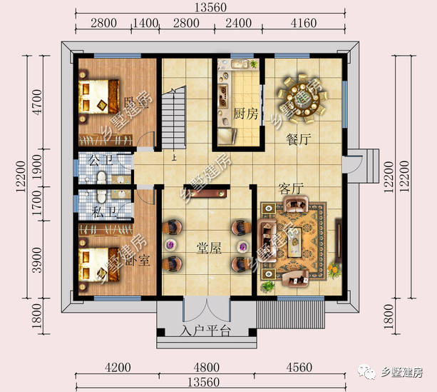 13x12米三层别墅,高颜值 高居住体验,你值得拥有!