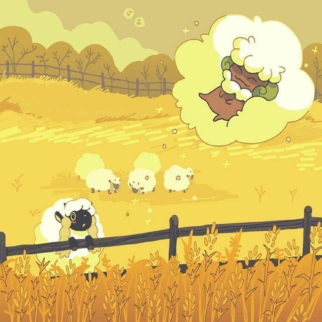 宝可梦新作毛辫羊太可爱,新神兽设计遭吐槽,网友秒出同人图