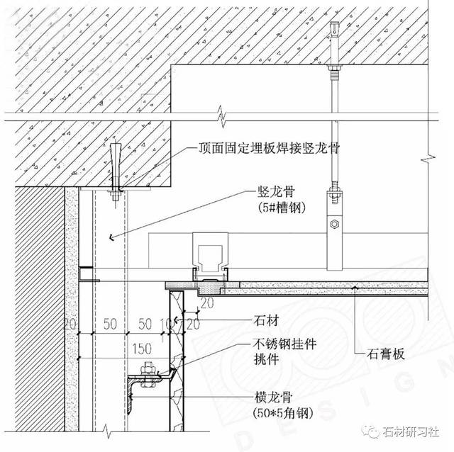 换位理解石材干挂,更简单明了!