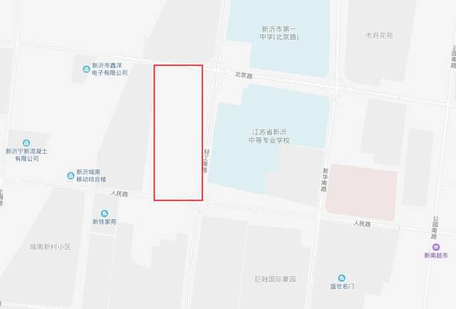 该位置为高铁主干道轻工路旁,与市府西路交汇的地方,周边有新城花园