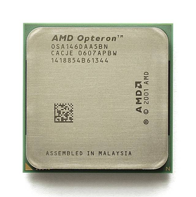 首款支持x86-64指令集的处理器,amd opteron(皓龙),图片来自wikipedia