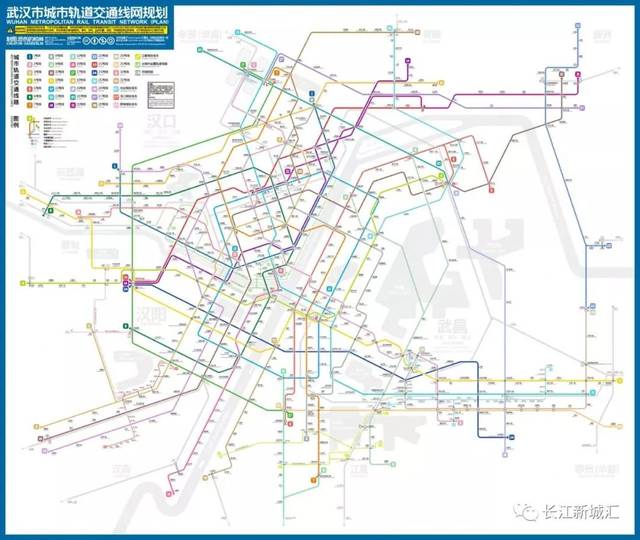 武汉2049地铁站点分布示意图 图片来源:悲伤的柏林(sadberlin) (以上