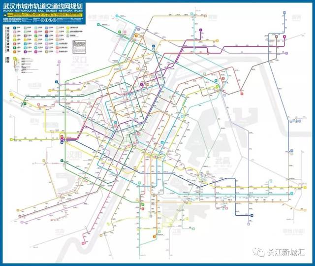 武汉地铁最新规划高清图!前川线7号线变成了28号线吗?