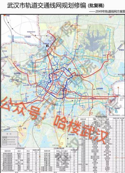 定了红莲湖片区将迎来4条地铁武汉2049年轨道交通线网规划获批复