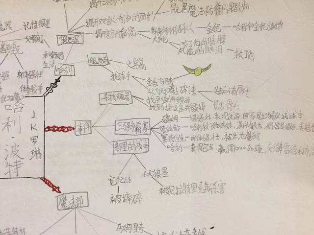 《哈利波特与火焰杯》思维导图