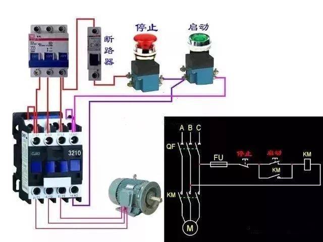 【干货】图文详解:接触器自锁接线方法!