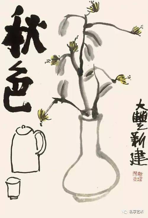 新文人画代表朱新建画作在美术界大受争议,看看画家们