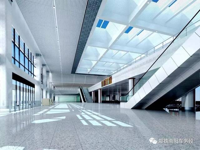 【围观】高铁南阳东站内部设计高清大图曝光,有点好看!