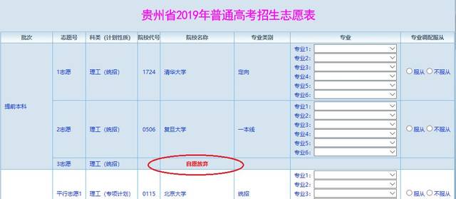 贵州2019年高考网上填报志愿指南打包给你