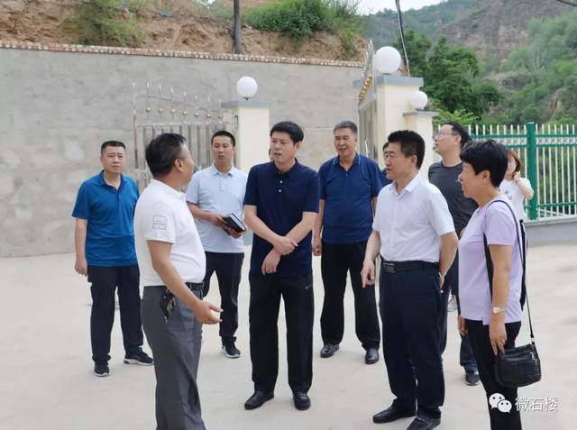 【微石楼】汾阳市市委副书记李正奎一行来我县开展脱贫攻坚结对帮扶