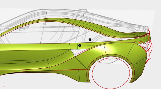 【干货教程】 bmw-i8犀牛建模过程详解