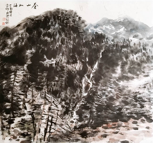 为创作,他重走长征路——著名画家陈耀年写生作品