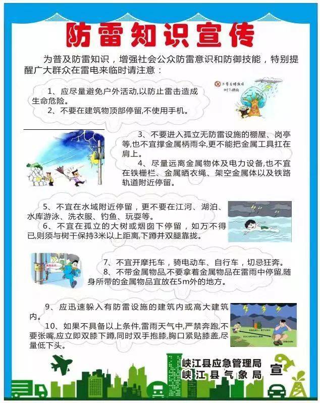 暴雨来袭,防雷,防汛安全知识你一定要知道!