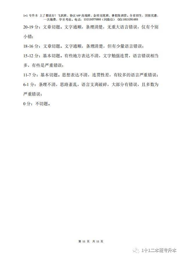 2019年河南专升本英语真题及答案