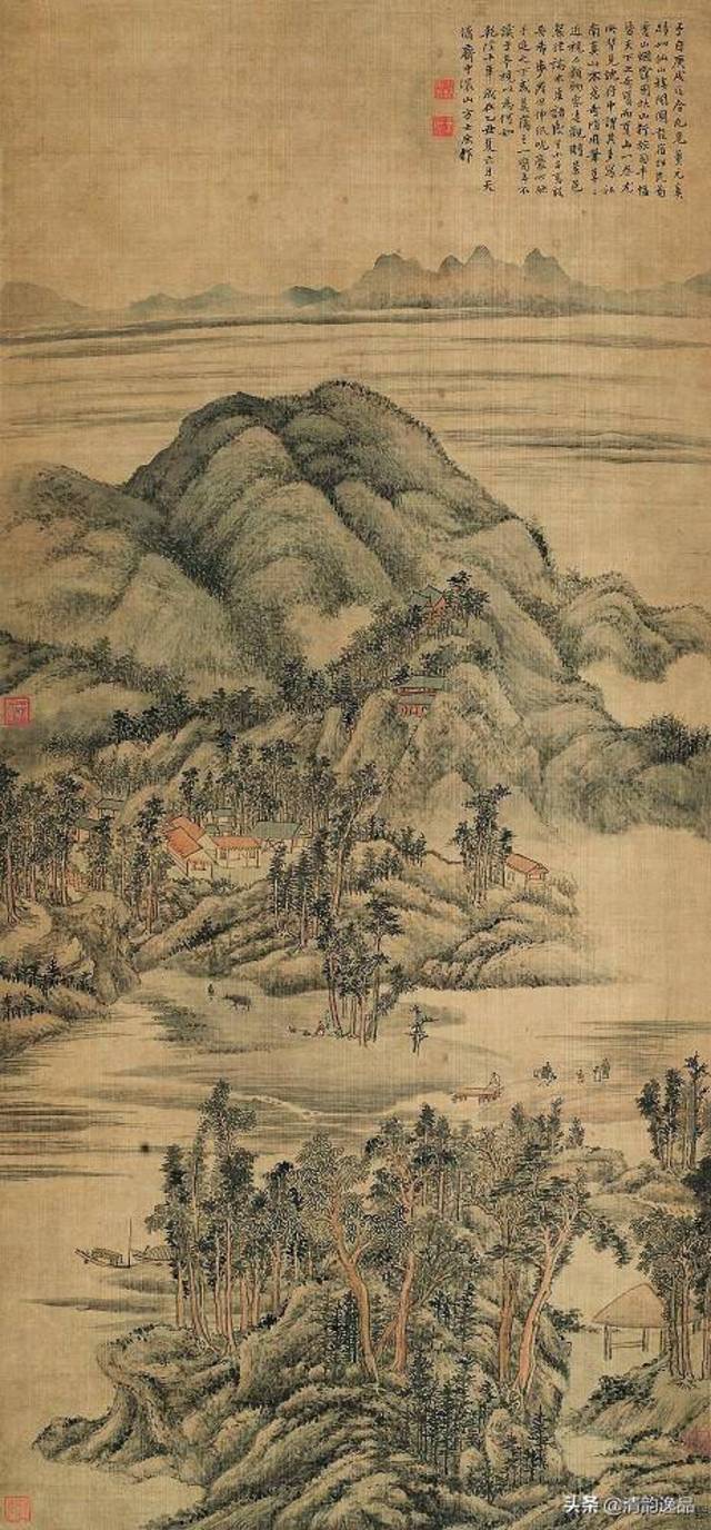 清代画家方士庶绘画作品欣赏