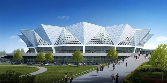 西安奥体中心主体育场馆,西安市人民医院建设项目最新进展来啦!