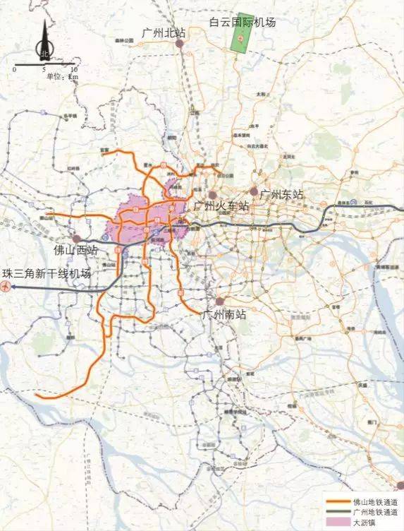 广同城下山市大沥镇综合交通规划研究