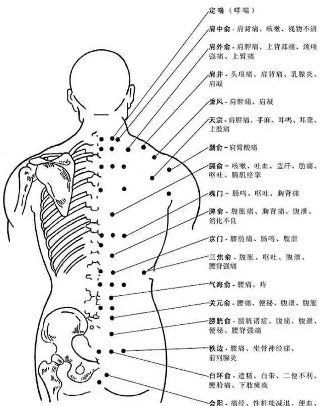 【珍藏】全身穴位治疗口诀大全!(配图精华版)