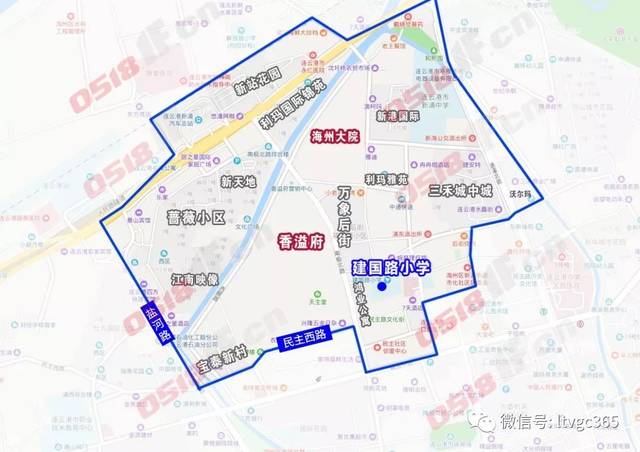 【头条】连云港市区中小学学区划分图来了!孩子该上哪个学区一目了然!