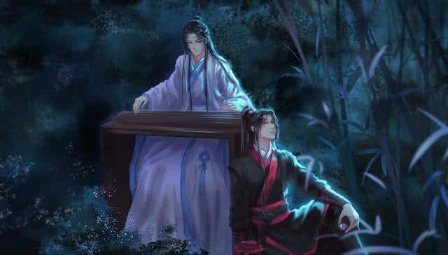 《魔道祖师》古风动漫高清图集,忘羡cp粉速来,甜到你心里!