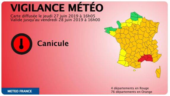 活久见!法国高温将达45度!4省红色警报、中考延迟、房子出现裂