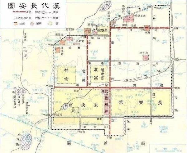 汉朝长安地图