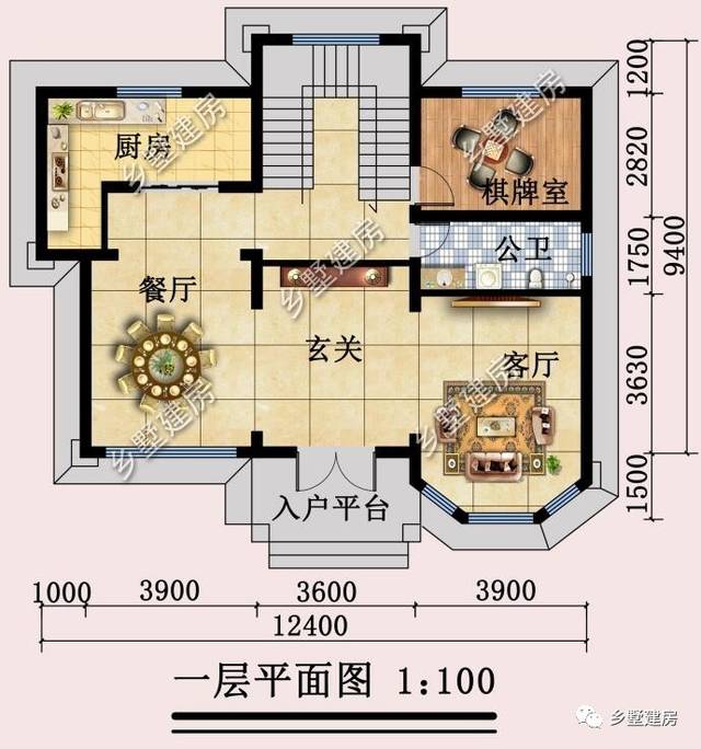 12x9米农村三层别墅,典雅大气,经典舒适,真真美出新高度!