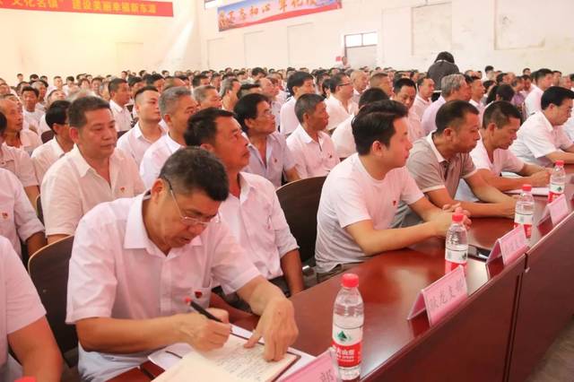 县委常委,组织部长金志红给东源镇全体党员上党课