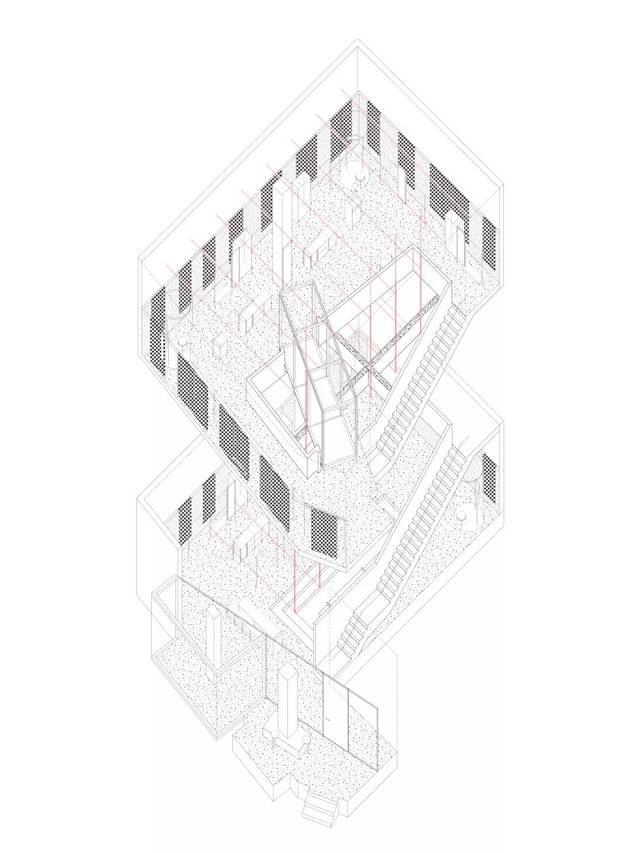 楼梯轴测图手绘图,室内轴测图手绘,楼梯轴测图_大山谷图库
