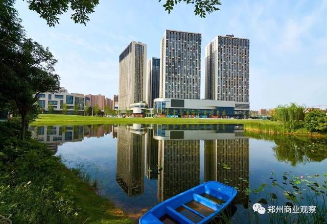 郑州月湖广场定档10月开业,公园里的"街区mall!